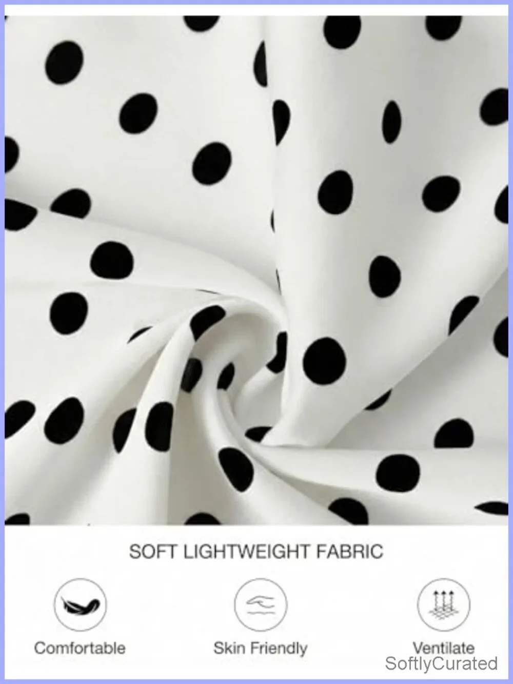 Women's Polka Dot Flowy Maxi Skirt A-Line with Pockets High Waisted